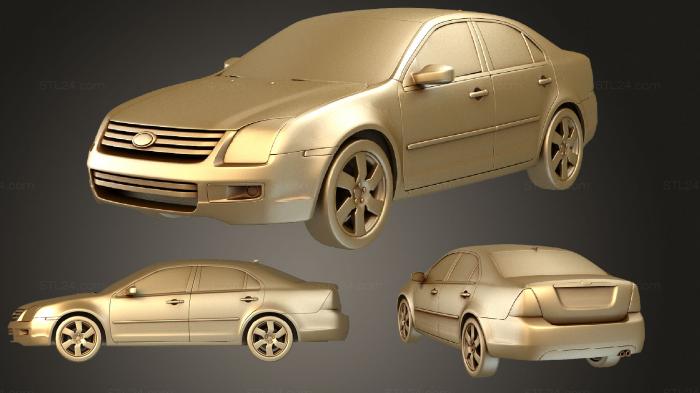 Автомобили и транспорт (Форд Фьюжн, CARS_1660) 3D модель для ЧПУ станка